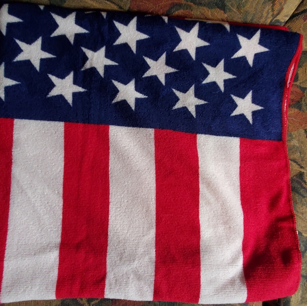 American Flag Towel